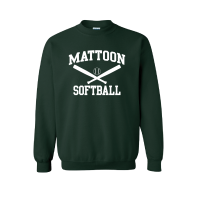 Mattoon HS Softball - Crewneck Sweatshirt